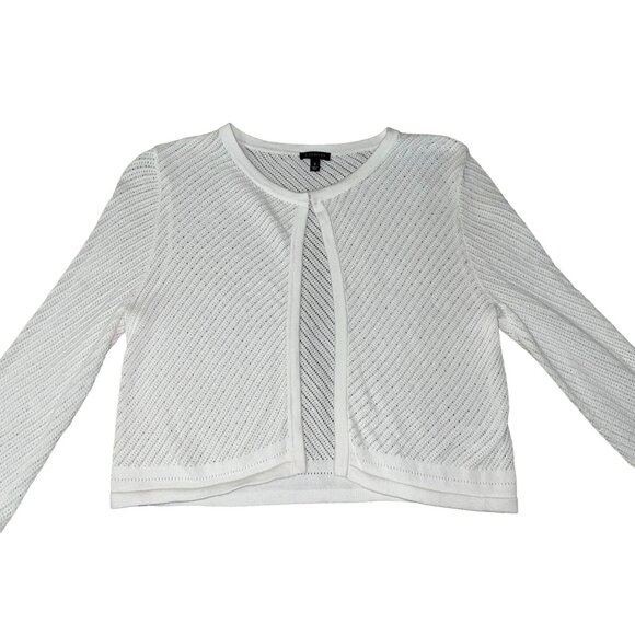Talbots Cardigan Womens S Used Knit White - Picture 9 of 16